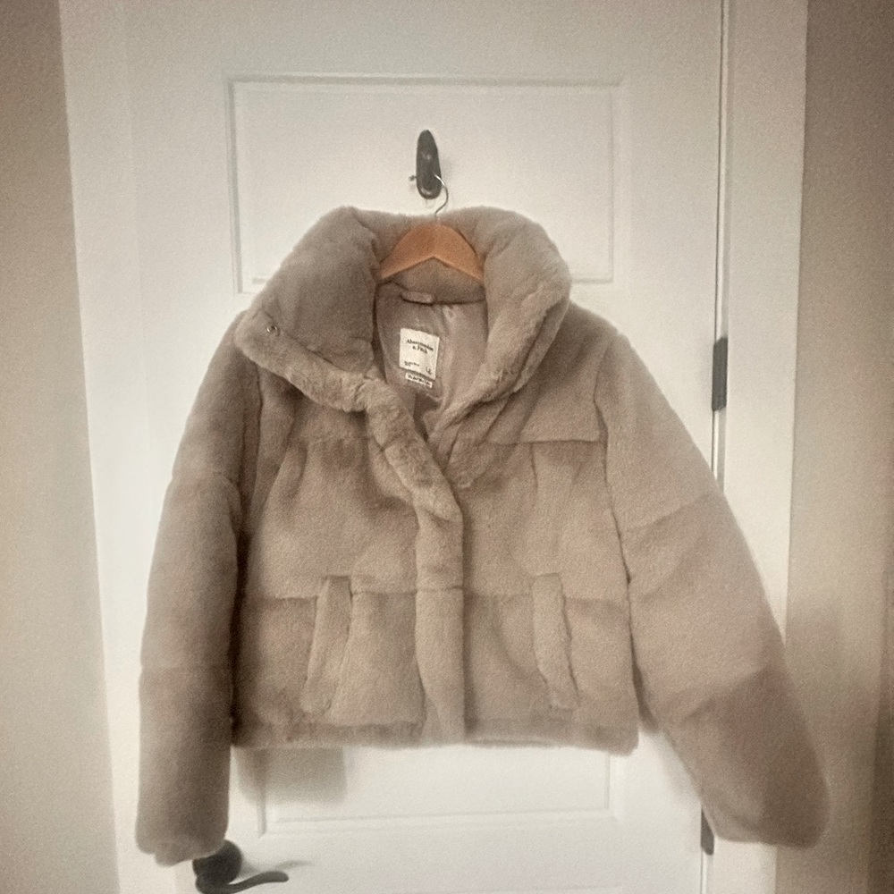 Abercrombie and Fitch Faux Fur Puffer